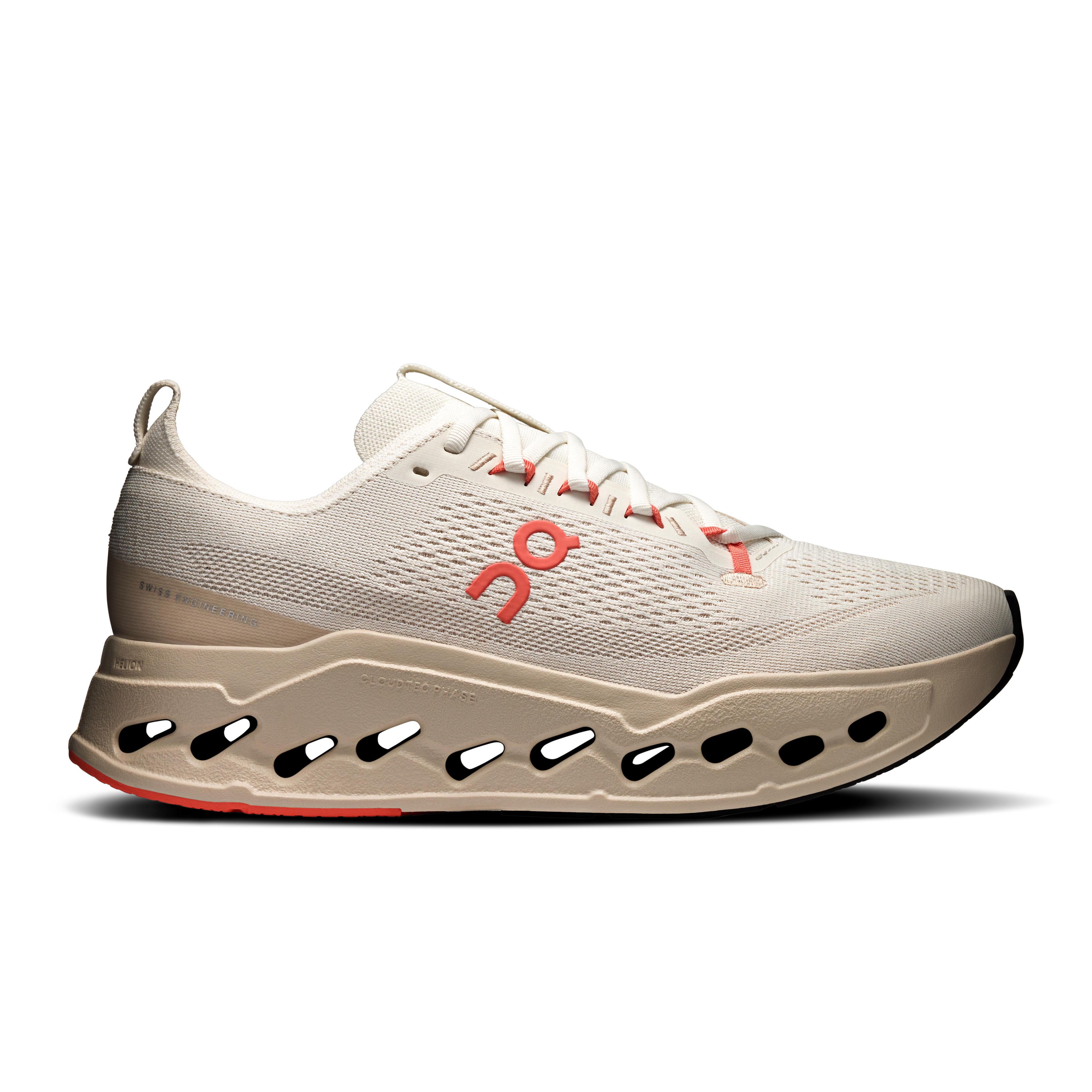 On Women's Cloud Surfer Max 1 Ivory Salmon