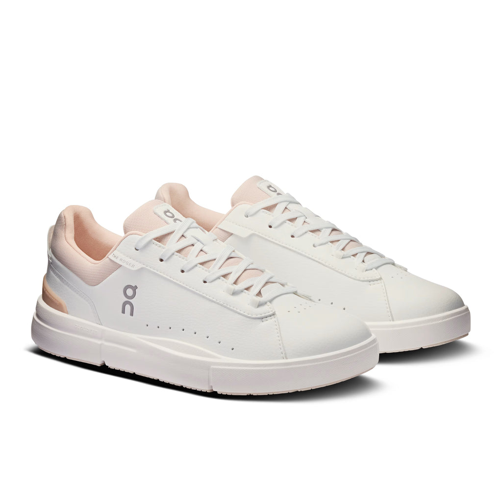 On Women's THE ROGER Advantage 1 White Rosehip