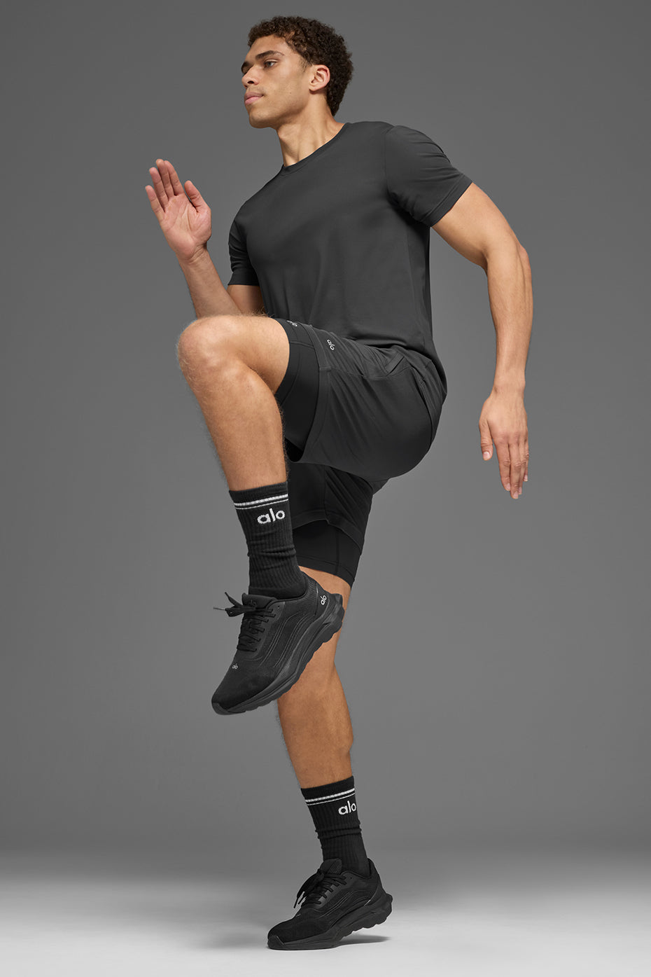 Conquer Reform Crewneck Short Sleeve - Anthracite