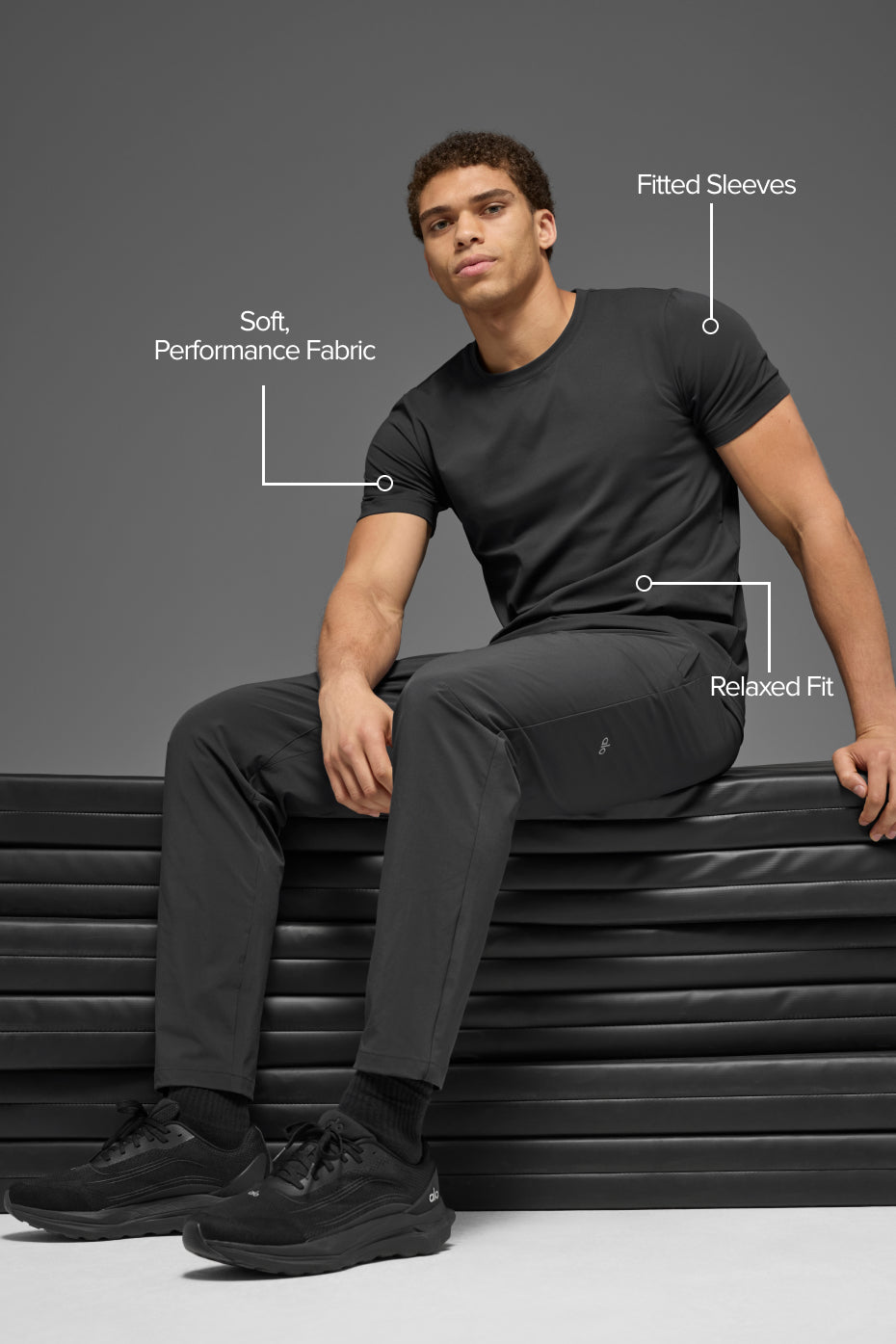 Conquer Reform Crewneck Short Sleeve - Anthracite