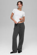 Scholar Straight Leg Sweatpant - Anthracite