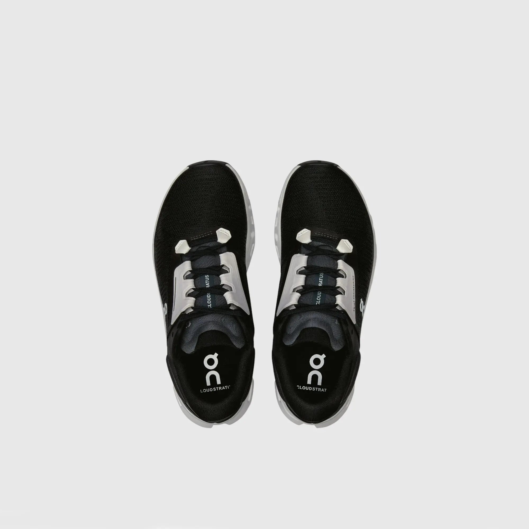 On Women's Cloud Stratus 3 Black Frost