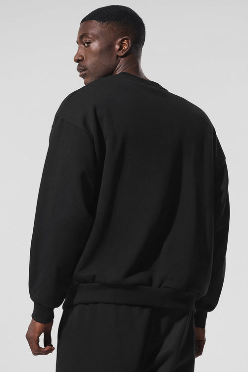 Accolade Crew Neck Pullover - Black