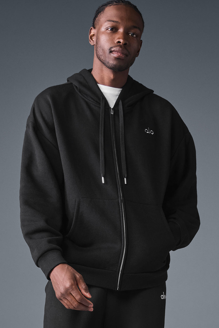 Accolade Full Zip Hoodie - Black