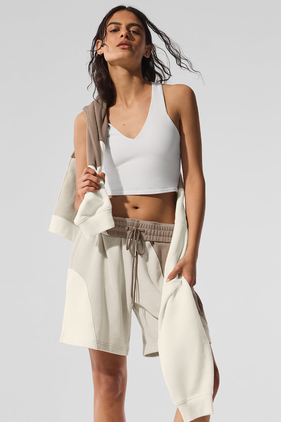 7" Make Waves Short - Ivory/Bone/Gravel