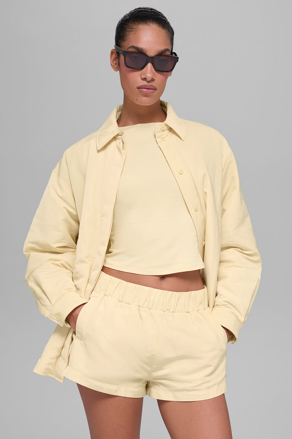 Socialite Shacket - Candlelight Yellow