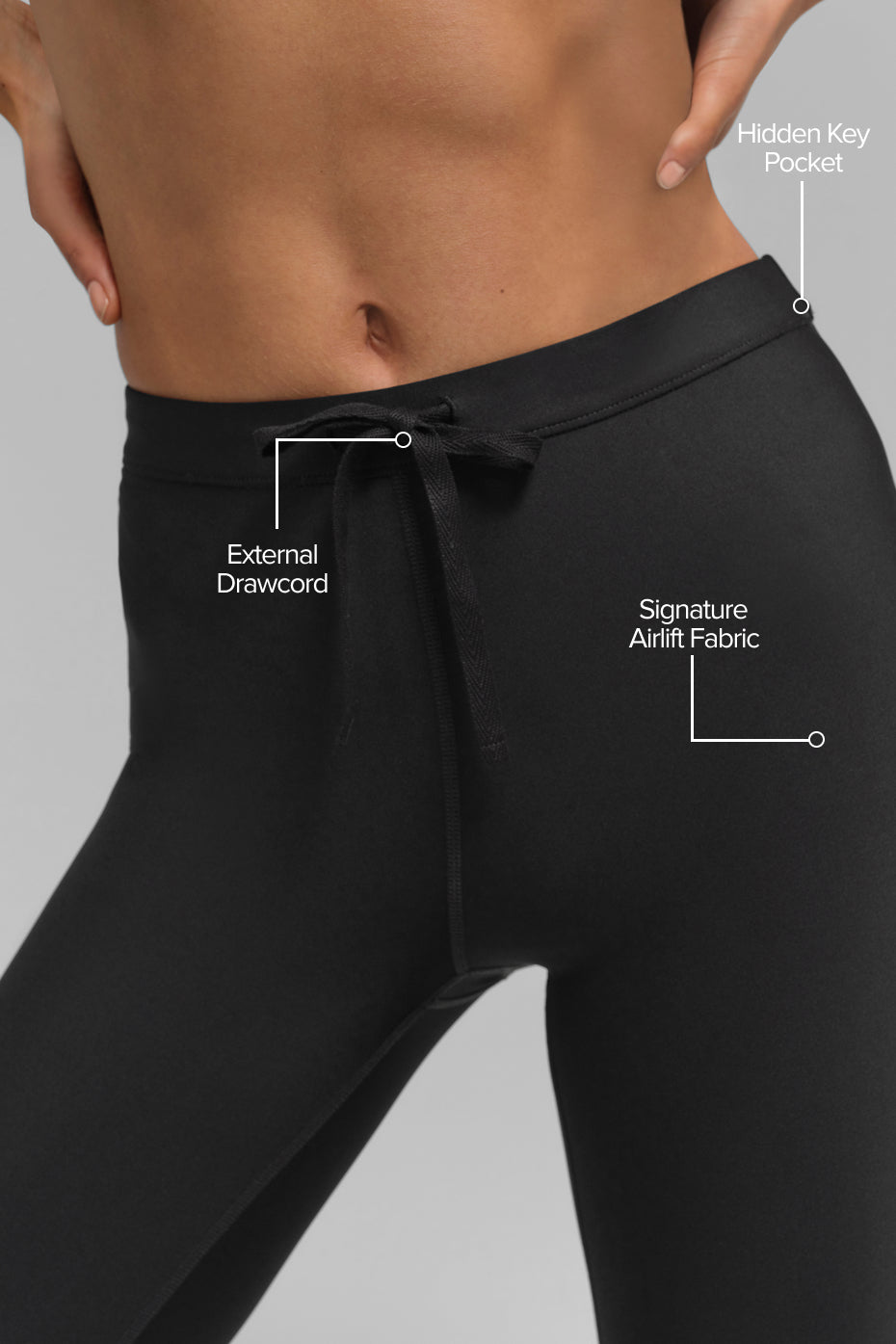 Airlift High-Waist Light Speed Legging - Black