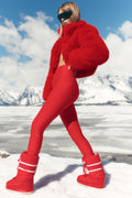 7/8 High-Waist Airlift Legging - Bright Red