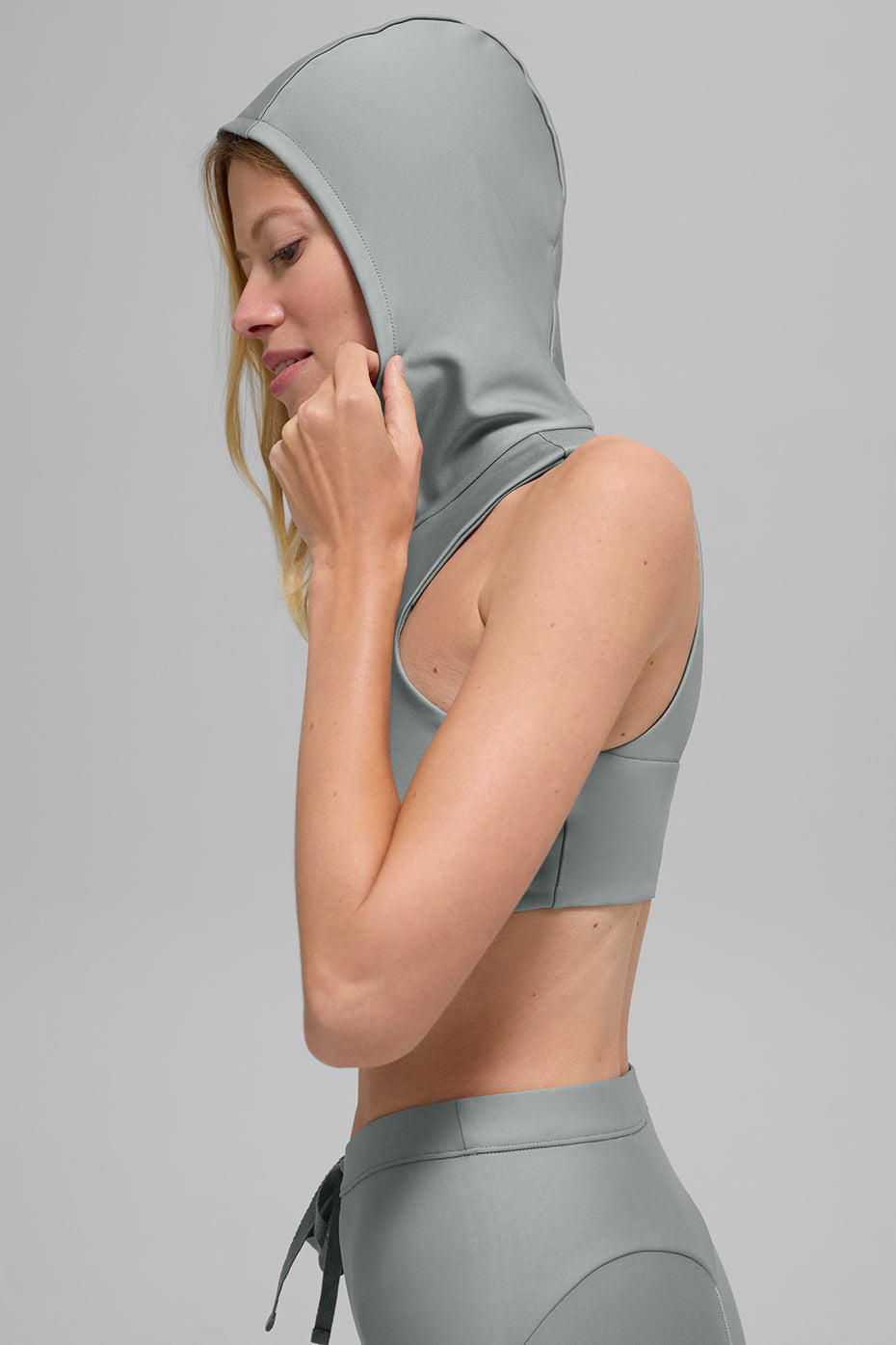 Airlift Light Speed Hooded Bra - Lunar Grey
